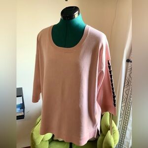 Christopher & Banks Lightweight/Sleeve Detail Sweater Sz XL